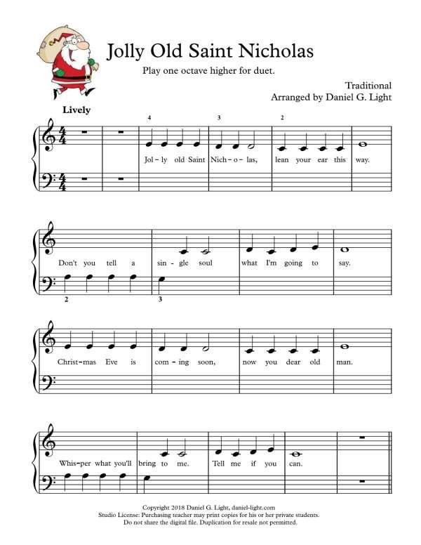 Jolly Old Saint Nicholas - Image 3